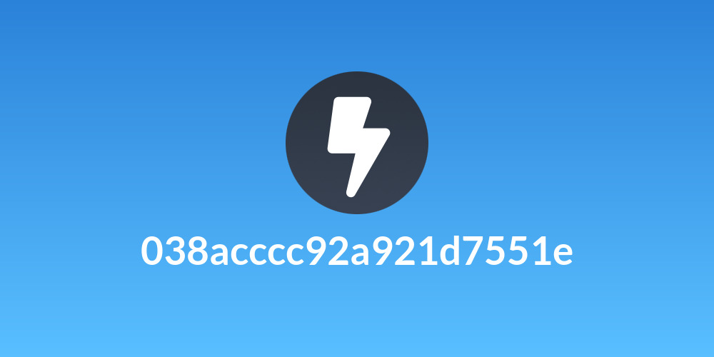 038acccc92a921d7551e