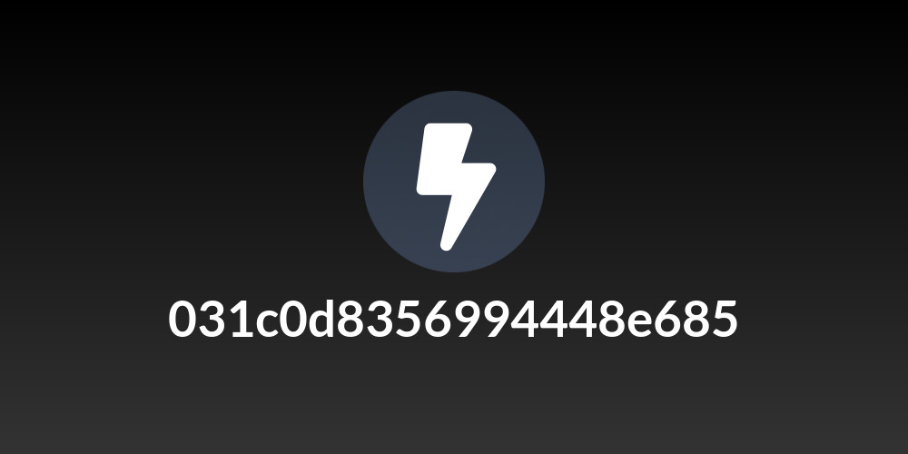 031c0d8356994448e685