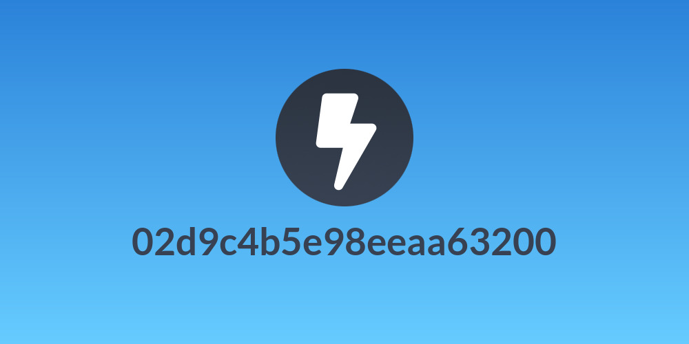 02d9c4b5e98eeaa63200