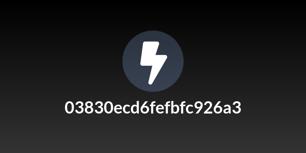 03830ecd6fefbfc926a3