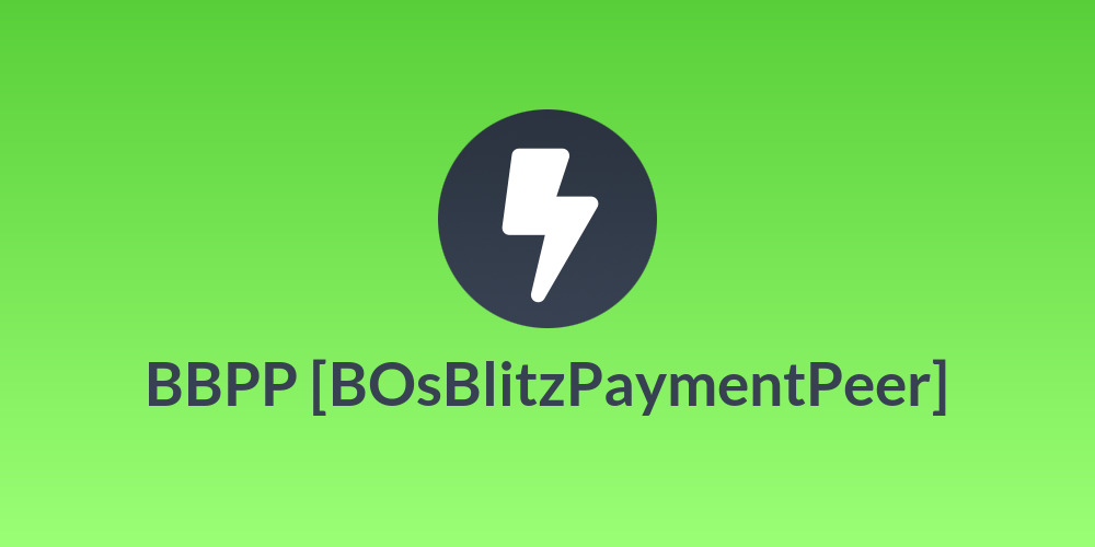 BBPP [BOsBlitzPaymentPeer]