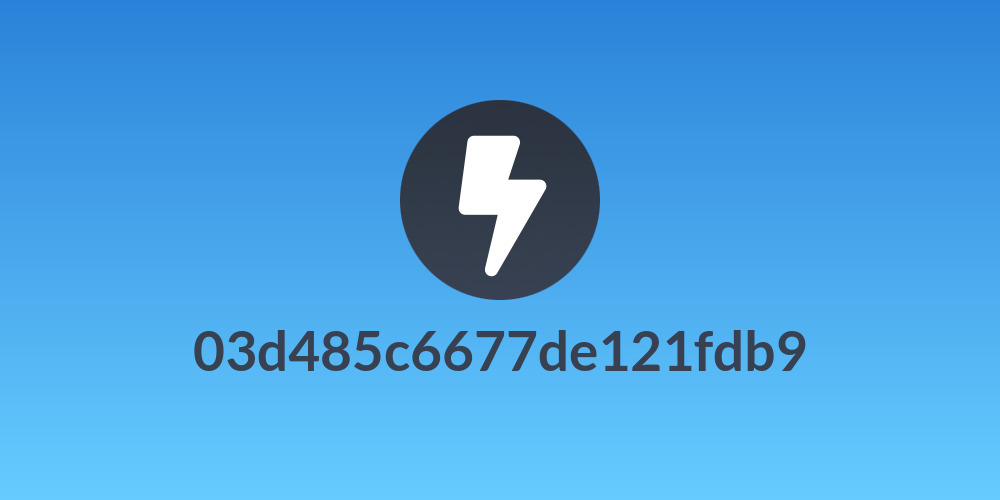 03d485c6677de121fdb9