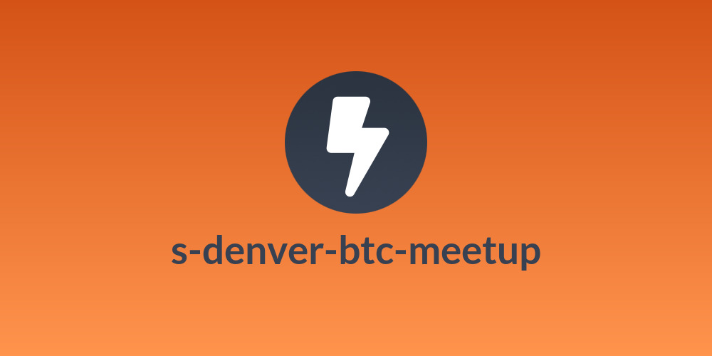 s-denver-btc-meetup
