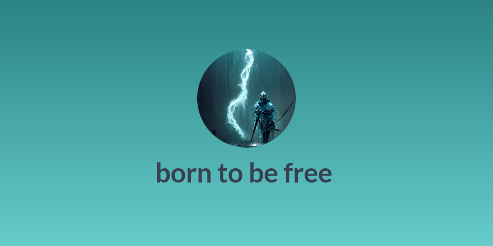 🕊️ born to be free 🕊️