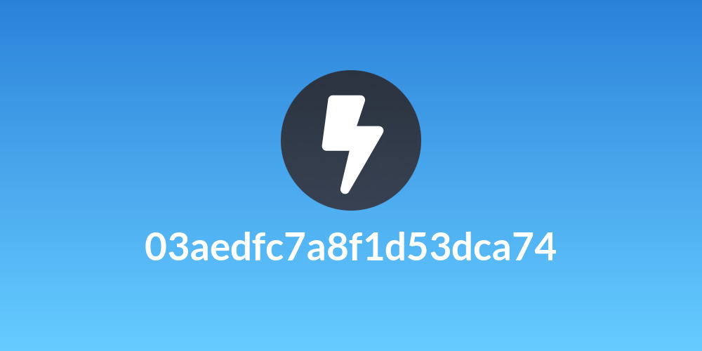 03aedfc7a8f1d53dca74