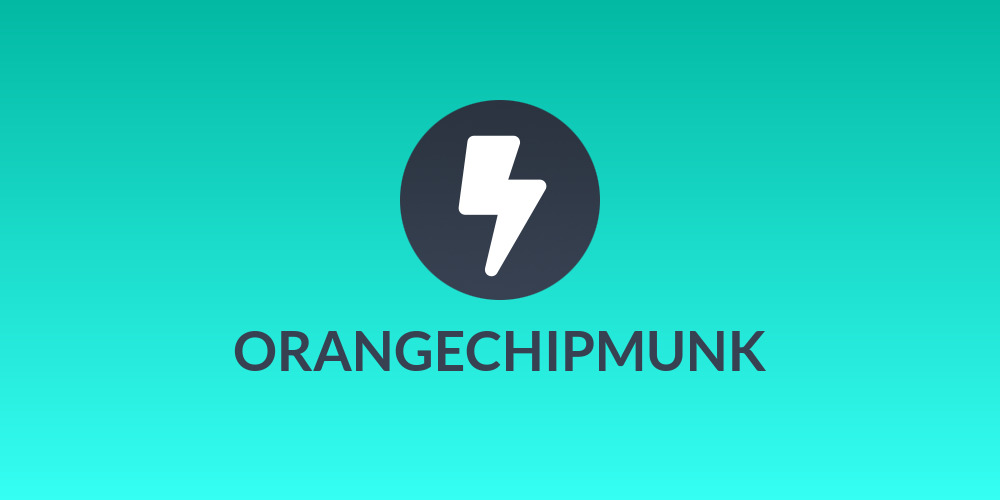 ORANGECHIPMUNK