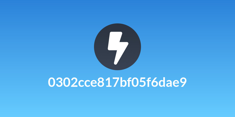 0302cce817bf05f6dae9