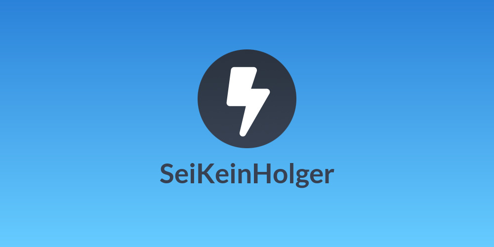 SeiKeinHolger