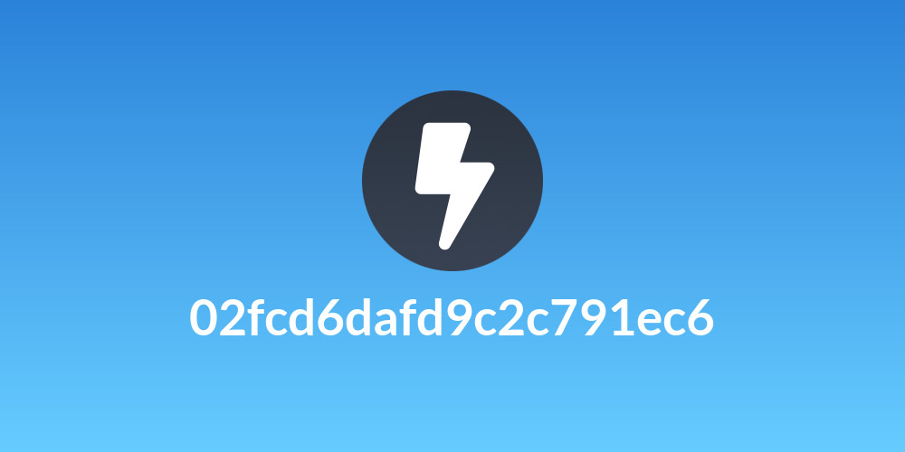 02fcd6dafd9c2c791ec6