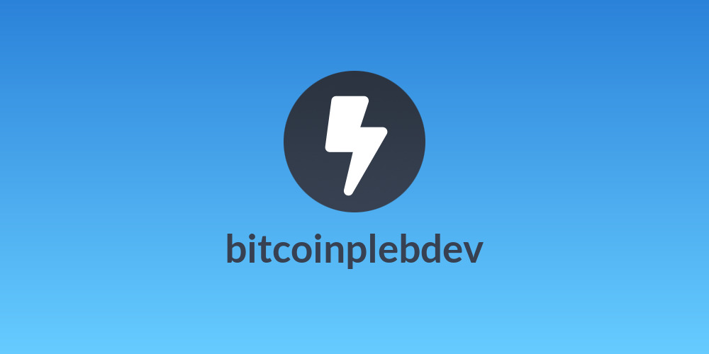 bitcoinplebdev