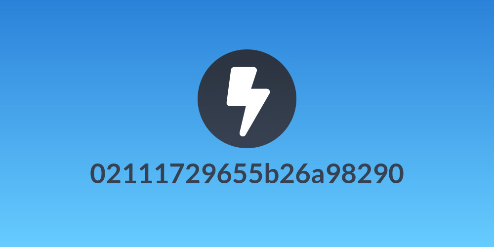 02111729655b26a98290