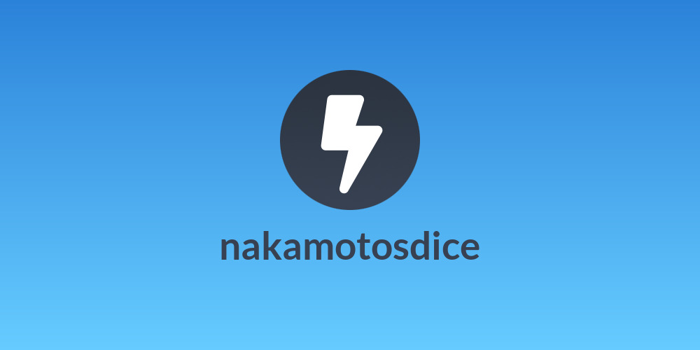 nakamotosdice