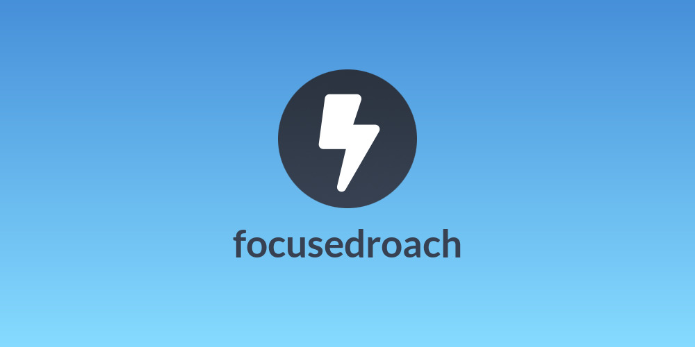 focusedroach