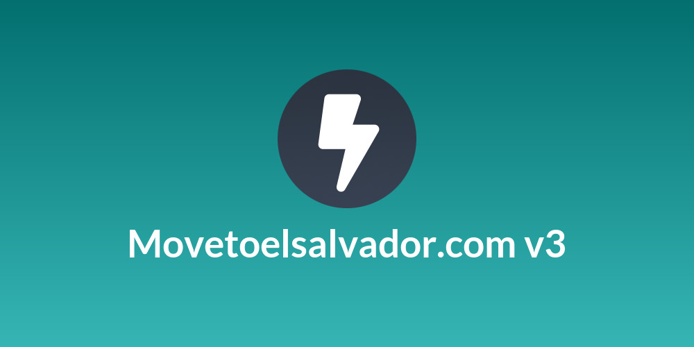 Movetoelsalvador.com v3