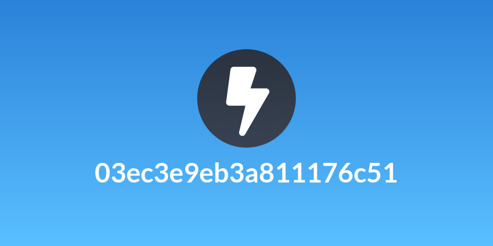 03ec3e9eb3a811176c51