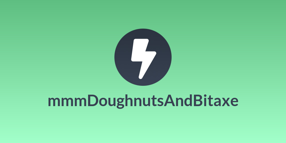 mmmDoughnutsAndBitaxe
