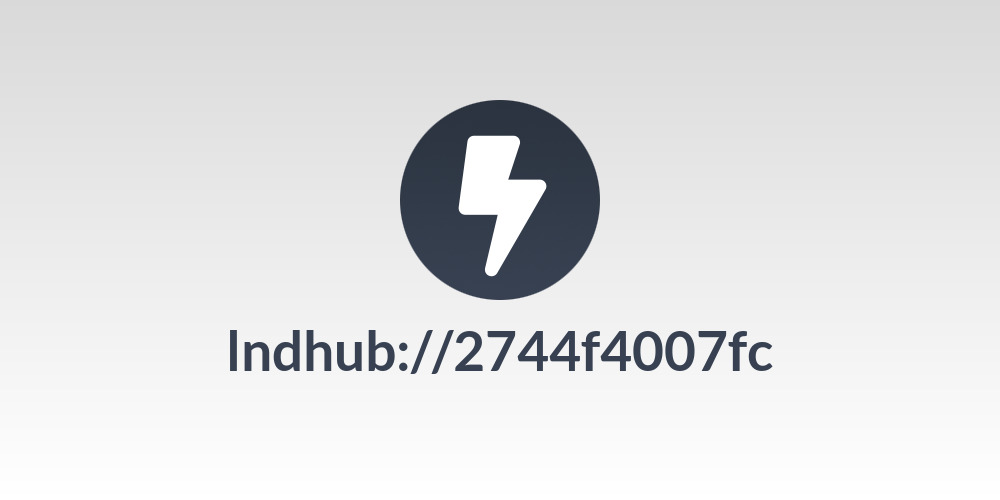 lndhub://2744f4007fc