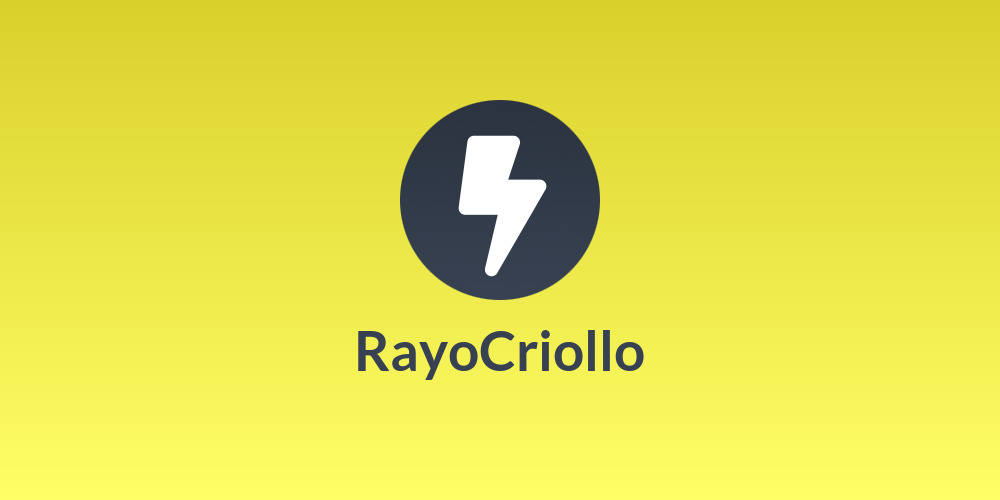 Rayo⚡Criollo