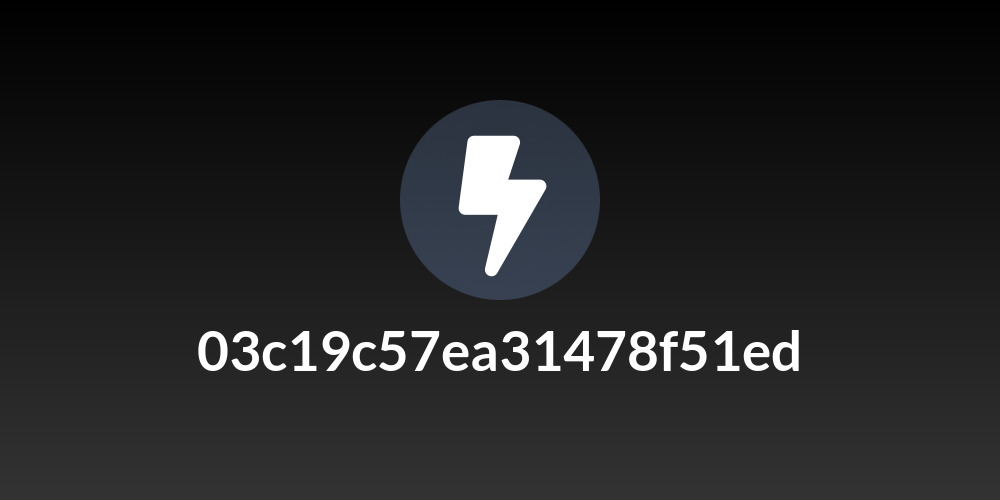 03c19c57ea31478f51ed