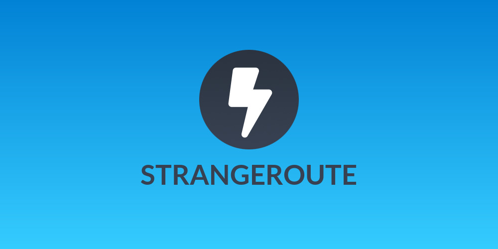 STRANGEROUTE
