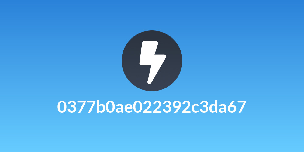 0377b0ae022392c3da67