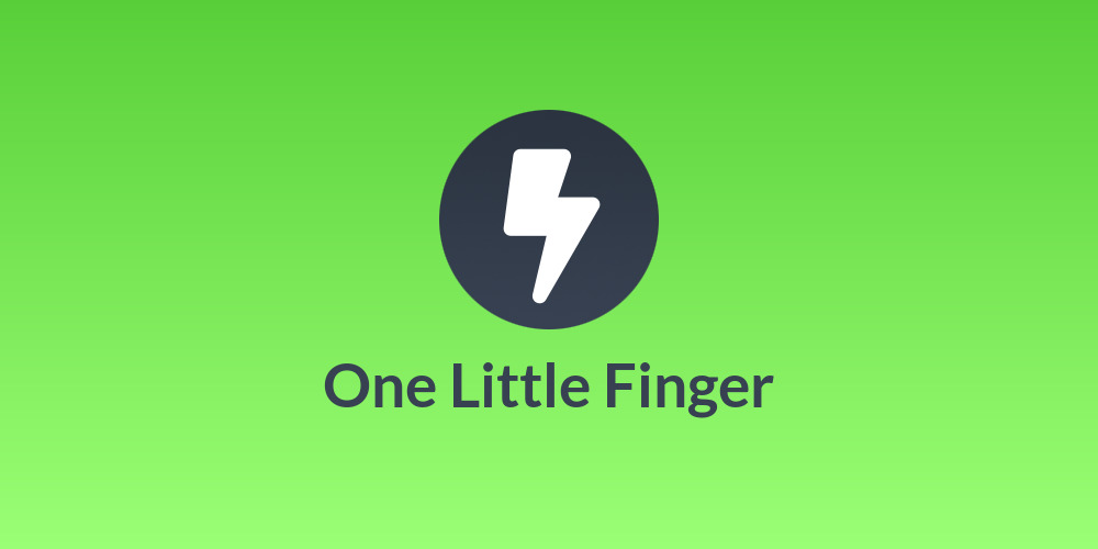 One Little Finger