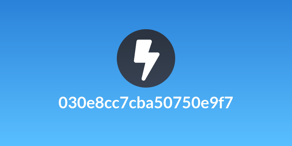 030e8cc7cba50750e9f7