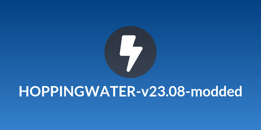 HOPPINGWATER-v23.08-modded