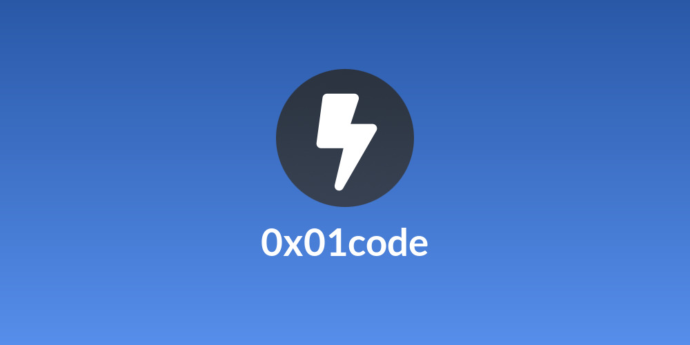 0x01code