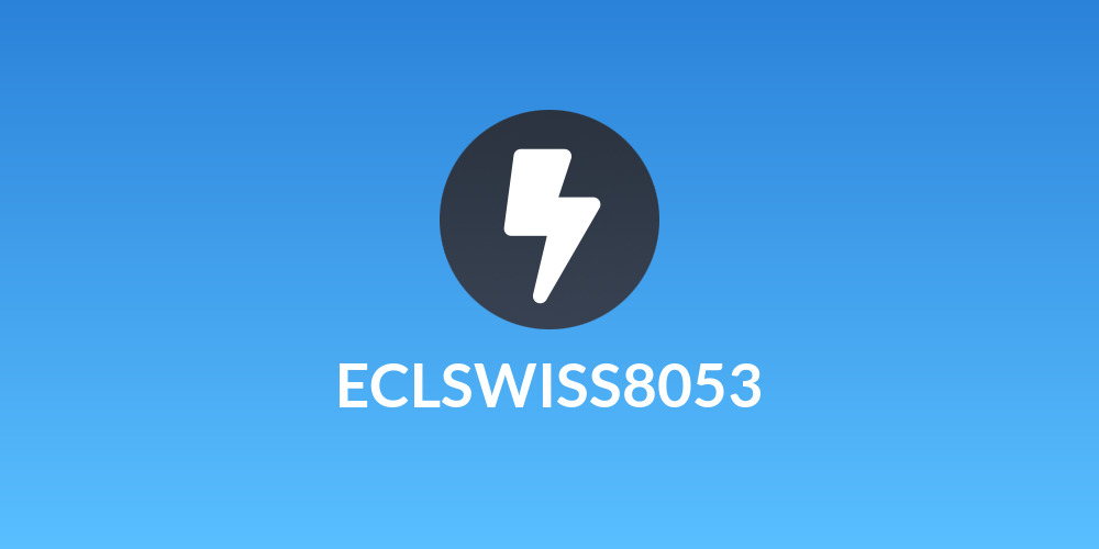 ECLSWISS8053
