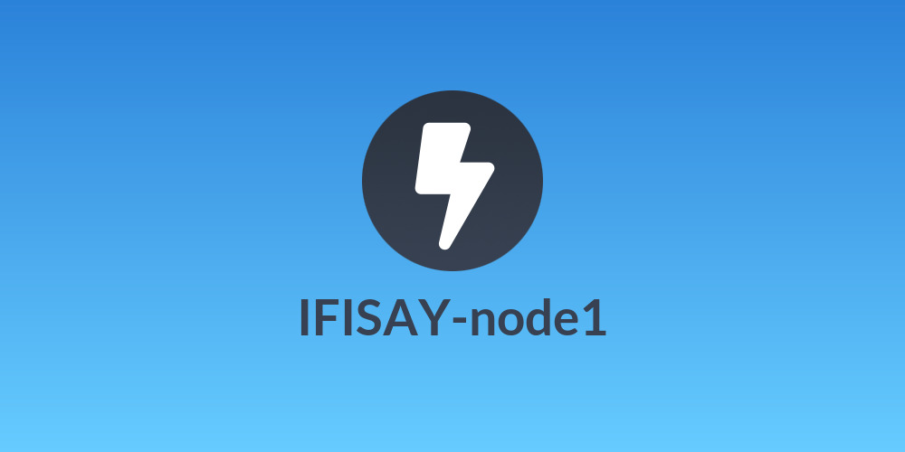 IFISAY-node1