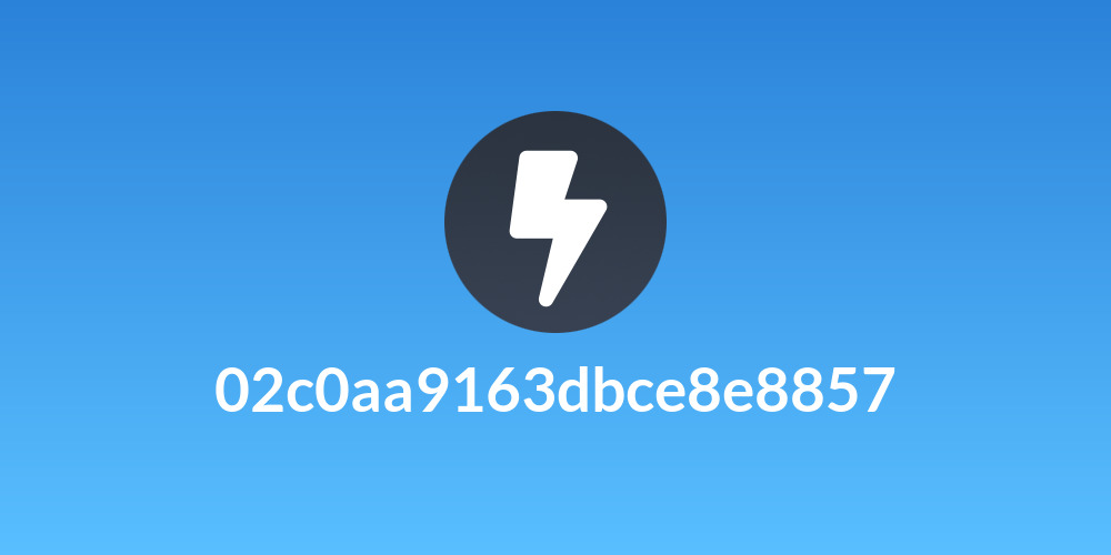 02c0aa9163dbce8e8857