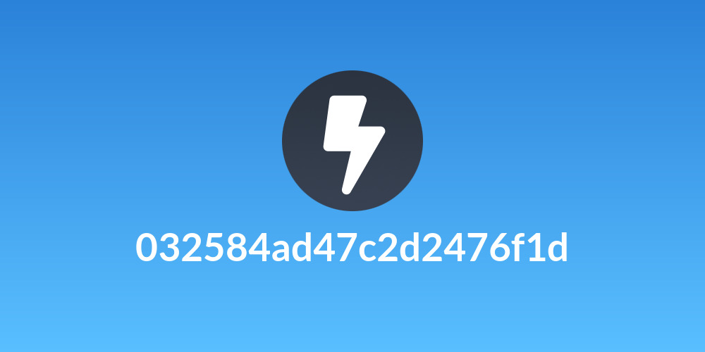 032584ad47c2d2476f1d