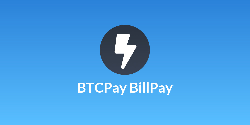 BTCPay BillPay