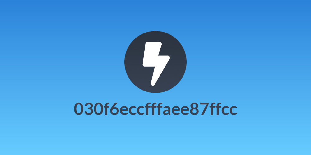 030f6eccfffaee87ffcc