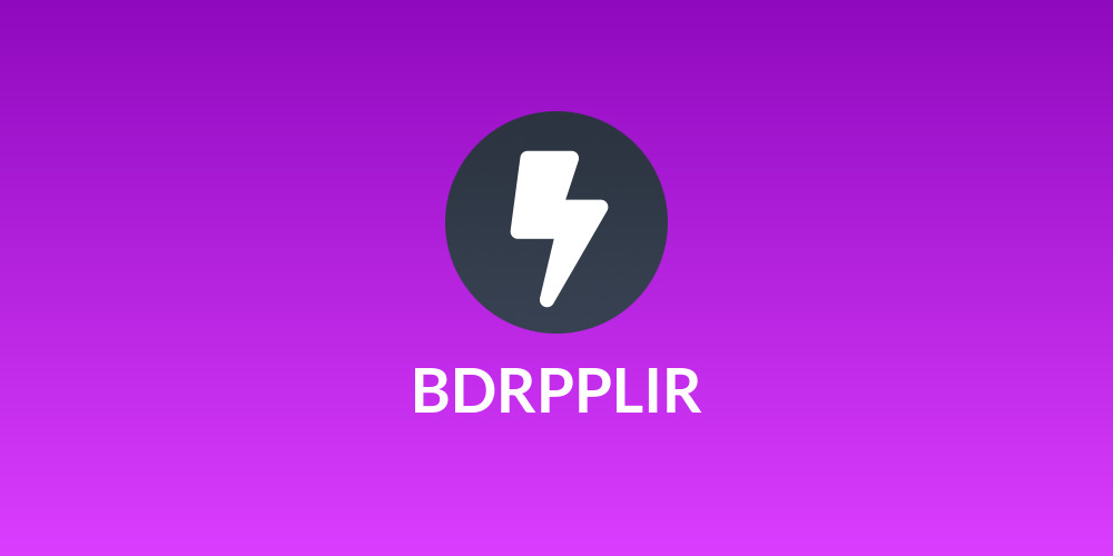 BDRPPLIR