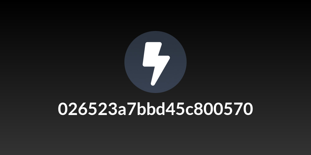 026523a7bbd45c800570