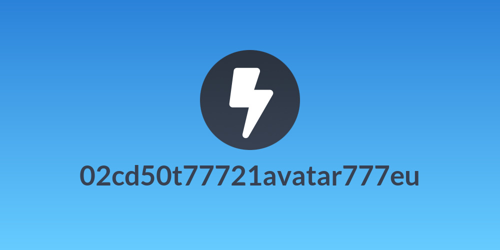 02cd50t77721avatar777eu