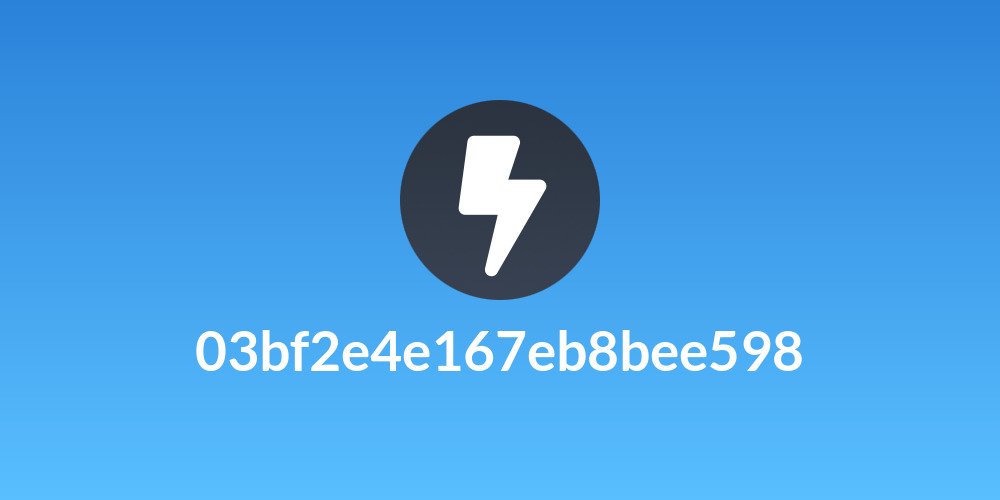 03bf2e4e167eb8bee598