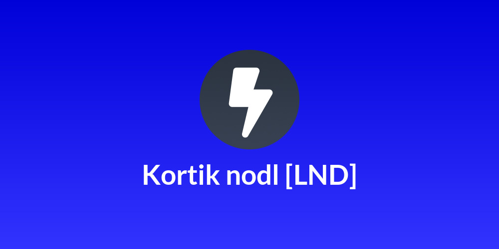 Kortik nodl [LND]