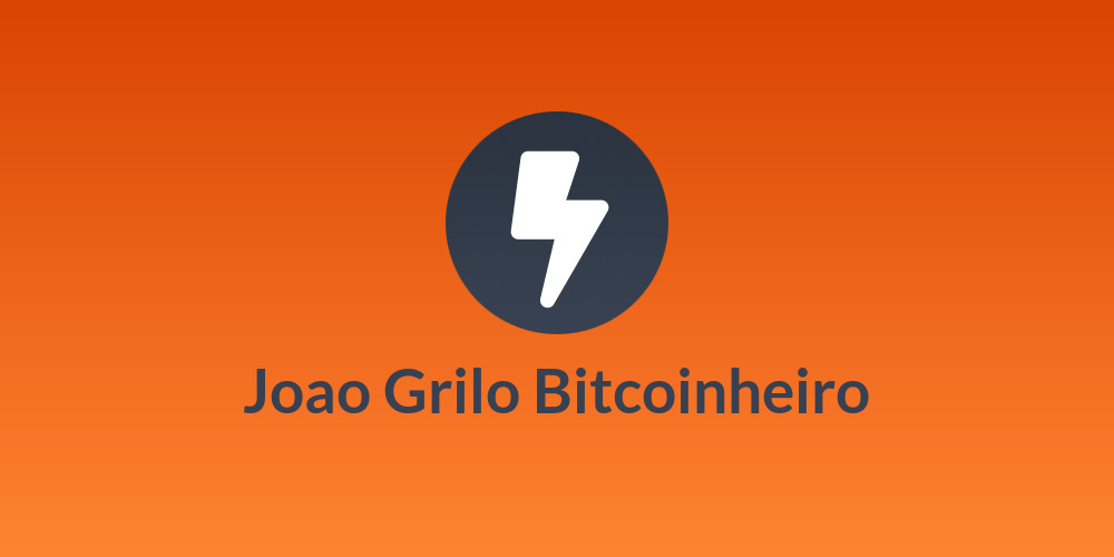 Joao Grilo Bitcoinheiro