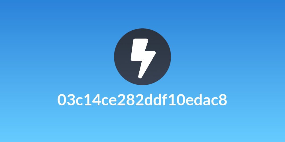 03c14ce282ddf10edac8