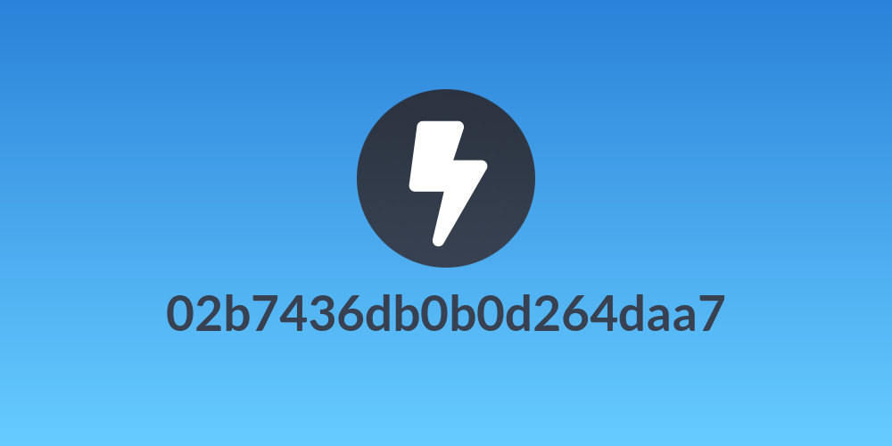 02b7436db0b0d264daa7