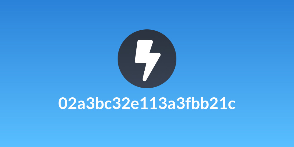 02a3bc32e113a3fbb21c