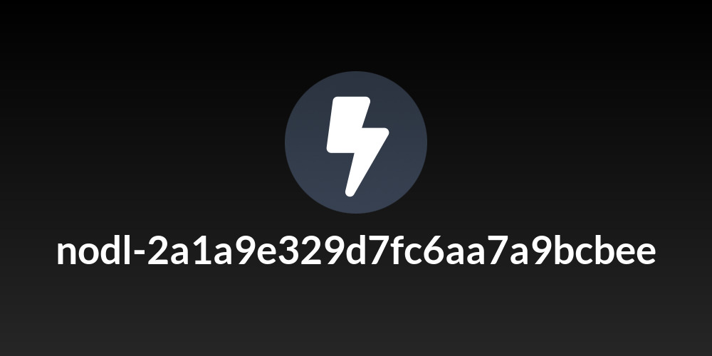 nodl-2a1a9e329d7fc6aa7a9bcbee