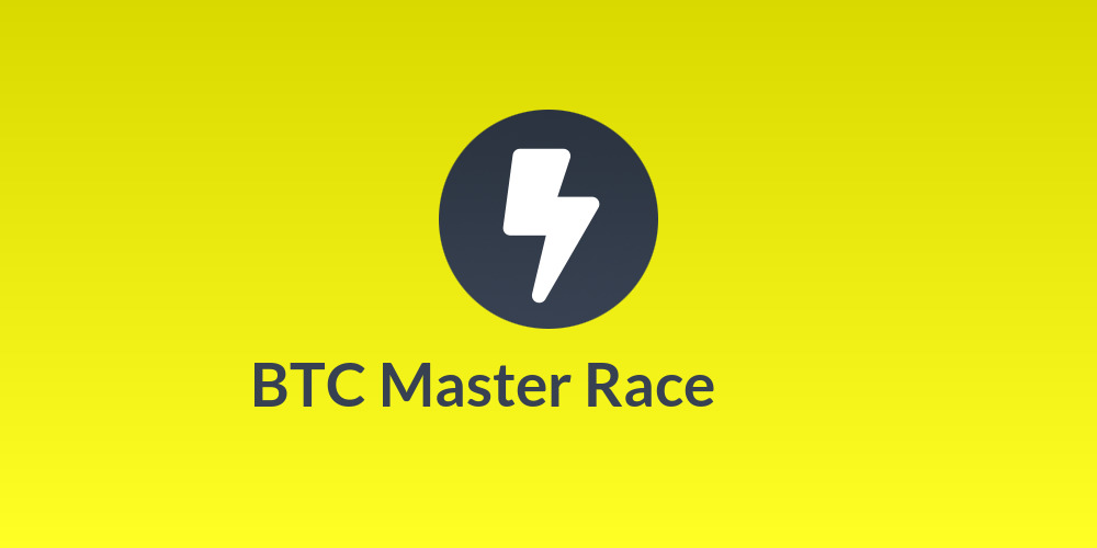 BTC Master Race🧙‍♂️