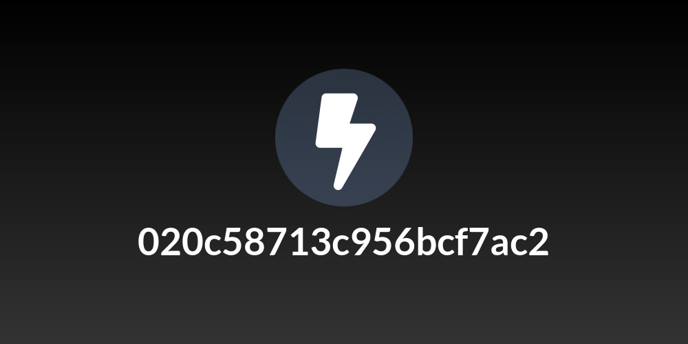 020c58713c956bcf7ac2