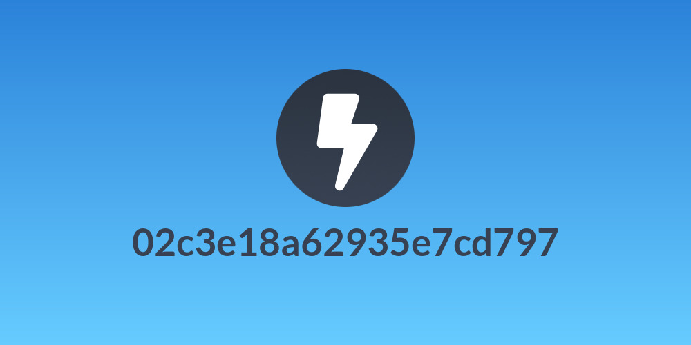 02c3e18a62935e7cd797