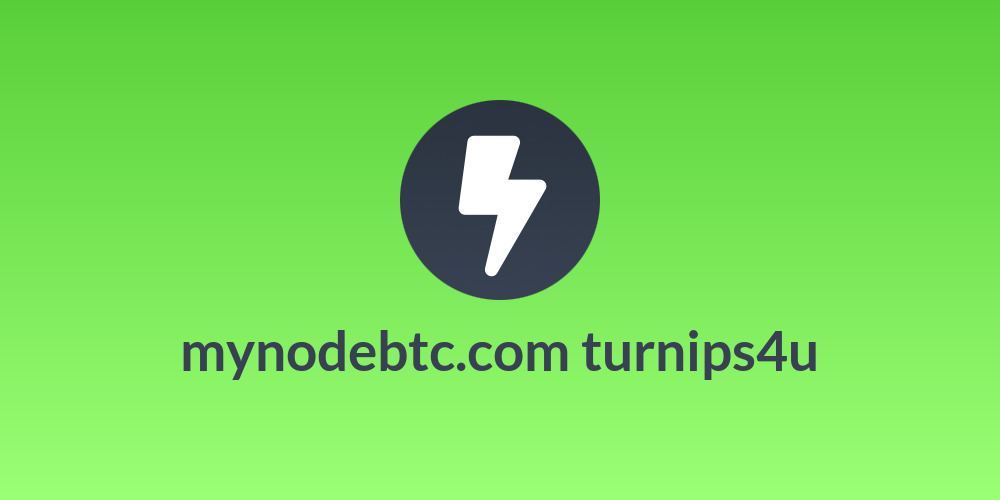 mynodebtc.com turnips4u