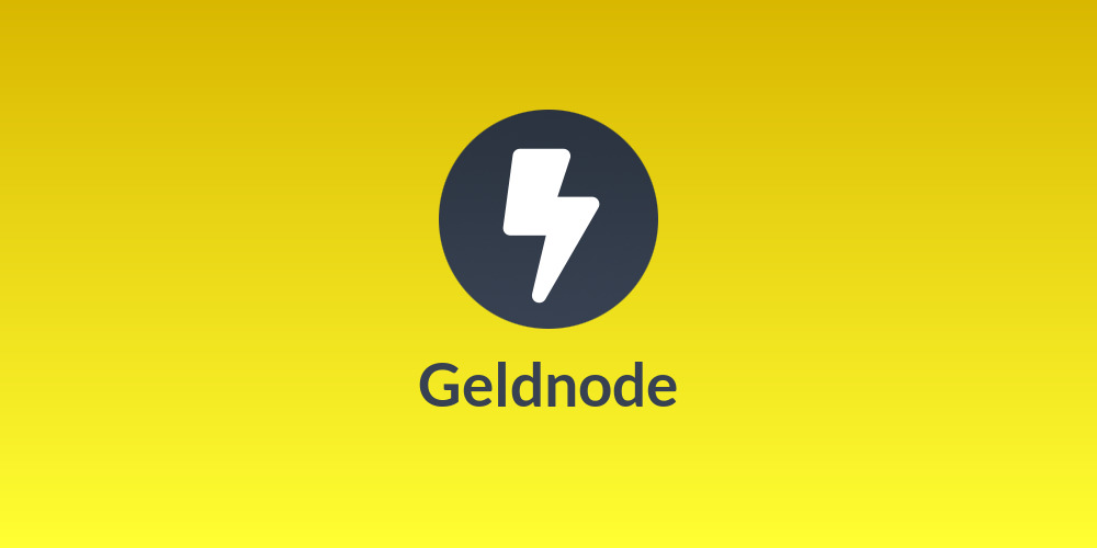 Geldnode